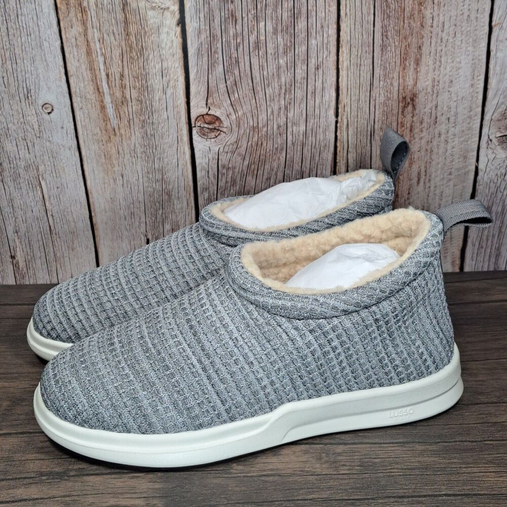 Lusso Cloud Guru Sherp Gray Waffle Chukka Slip On Mens 8 Women's 10 (NWOB)